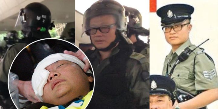Netizens Identify HK Police Suspected of Shooting Indonesian Journalist in the Eye in a protest in HK in 2019